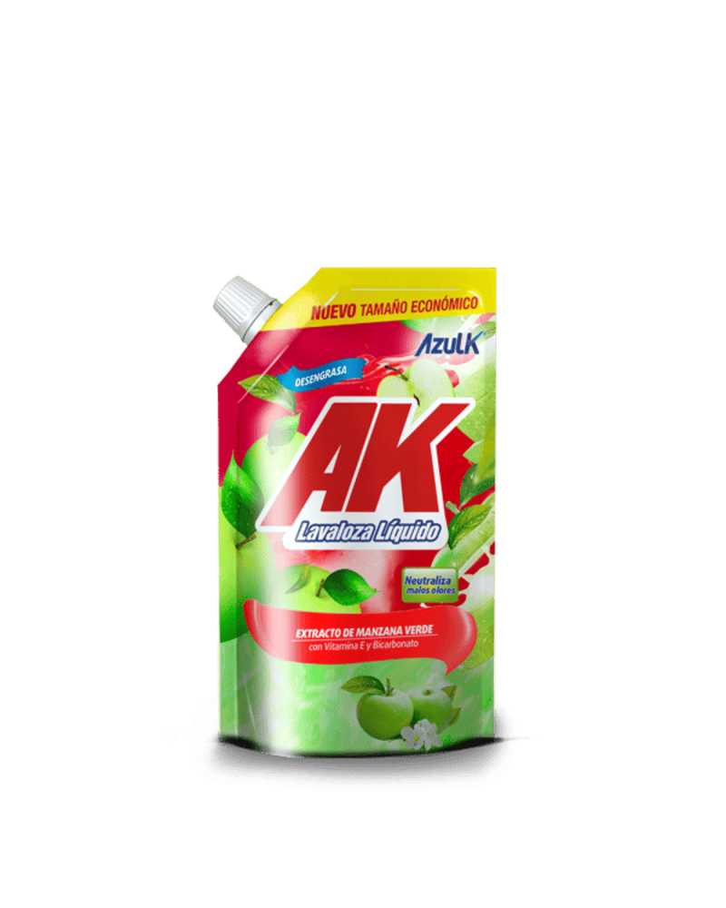 Lava Loza Liquido Ak Doy Pack Manzana ( 360 Ml )