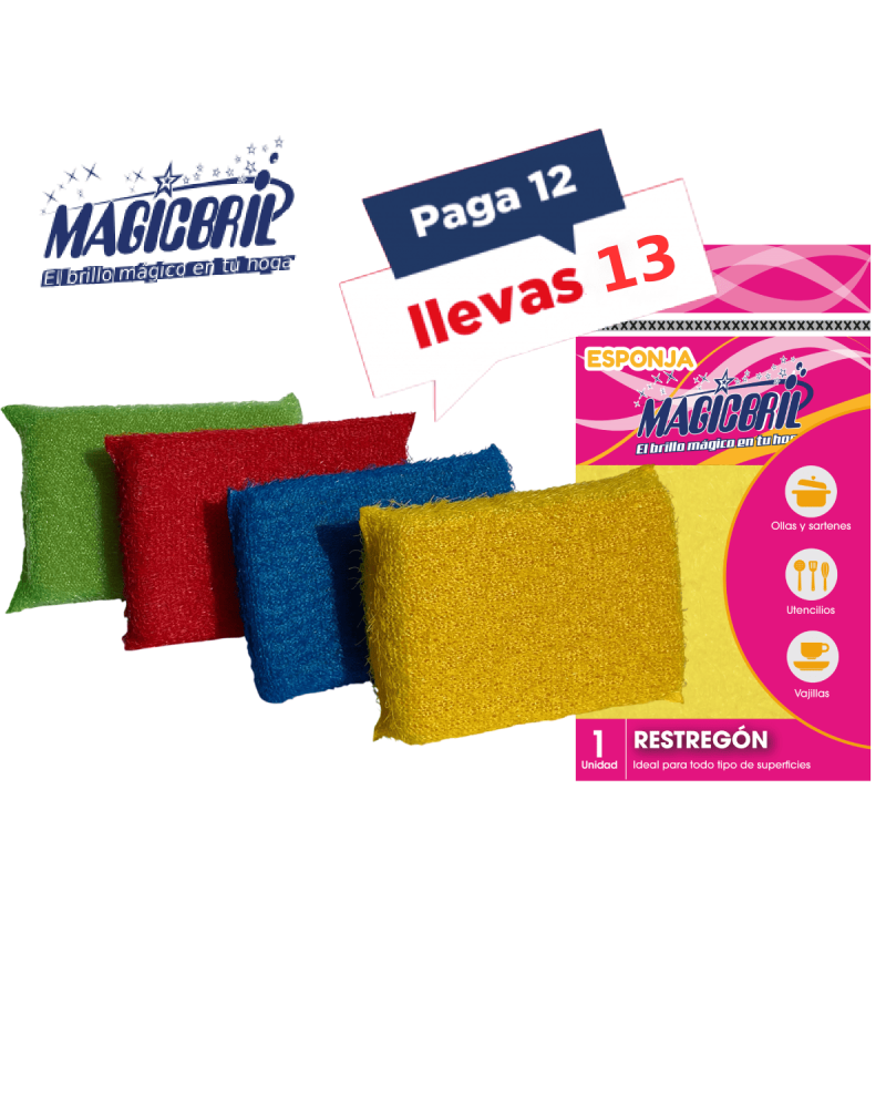 Esponja Magicbril Restregon 12-13