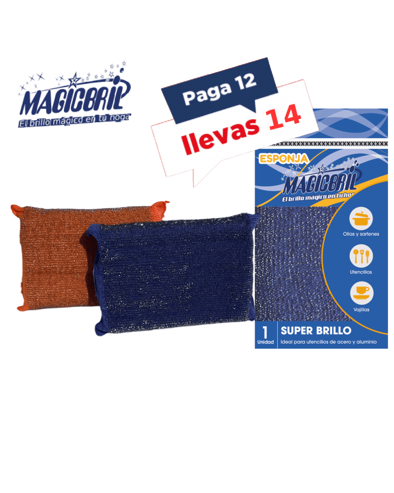 Esponja Magicbril Super Brillo 6-7
