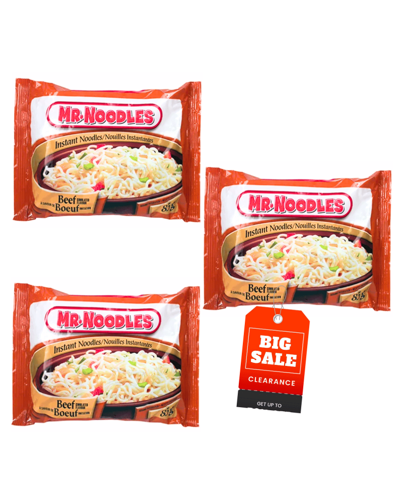 Sopa Mr.Noodles Carne X3 Sobres