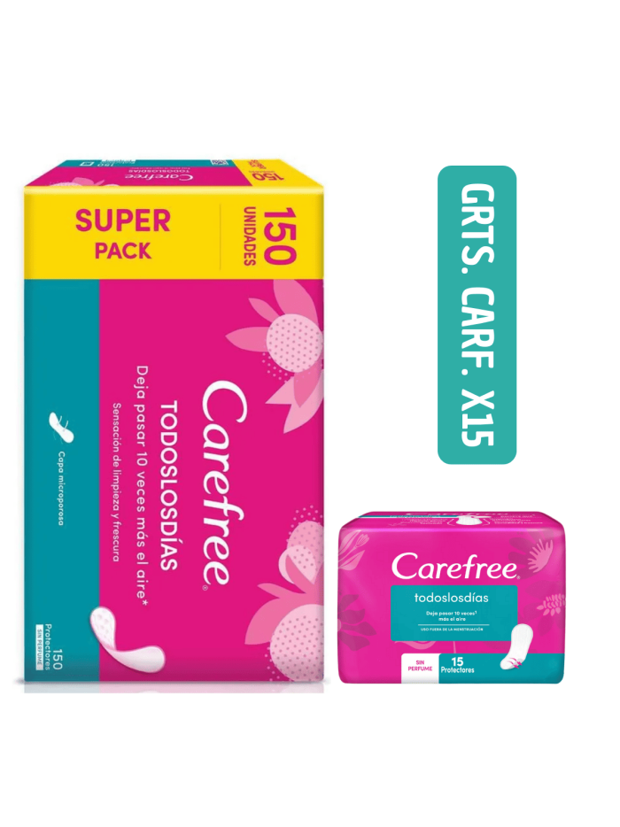 Caref Prot x150+ Grts Caref x15 Sin Perfume